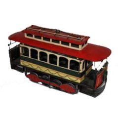 Tramway electrico en métal 41 x 13 x 22 cm