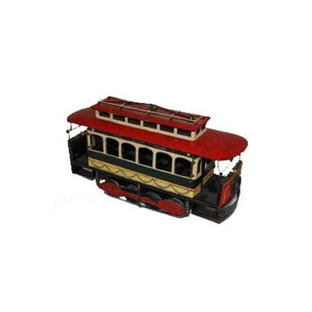 Tramway electrico en métal 41 x 13 x 22 cm