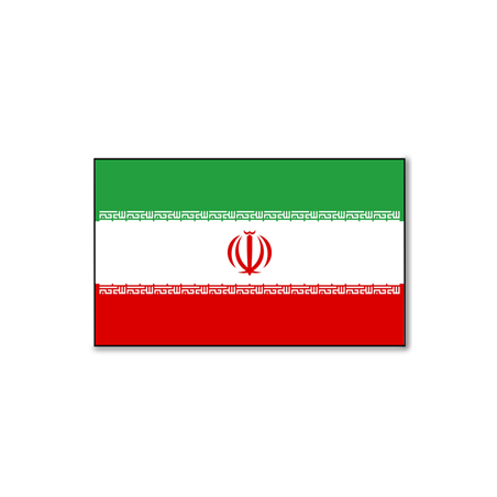Drapeau Iran - tissu - 90 x 150cm