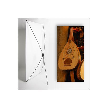 Kakemono Oriental Mandoline 80 x 180 - Toile M1 / X Banner