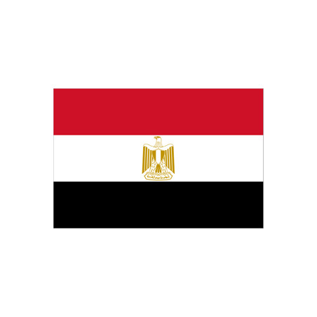 Drapeau Egypte - tissu - 90 x 150cm