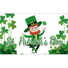 Drapeau St Patricks Day - tissu - 90 x 150cm