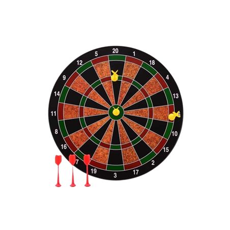 Cible pour fléchettes aimantées (6 fléchettes incluses) Diam. 40 cm