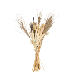 Bouquet de fleurs séchées naturelles - Haut. 40cm