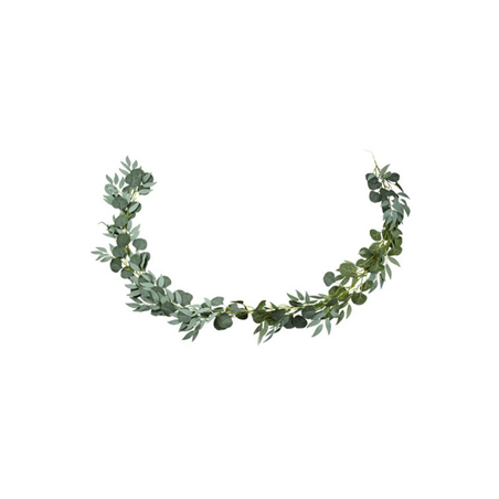Guirlande de Feuilles d'Eucalyptus et d'Olivier Vertes 2 m