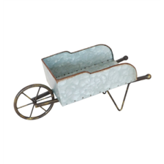 Brouette en métal 36 x 13 x 16 cm