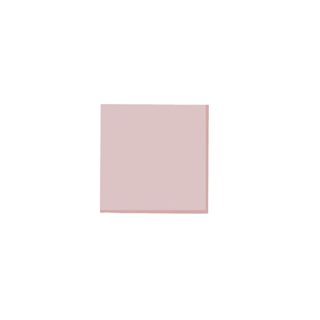 Lot de 10 Serviettes en papier Rose Poudré et Rose 33x33cm - 3 Plis