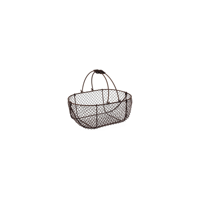 Panier de maraicher - fer -  30 x 20 x 22 cm