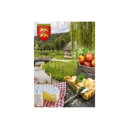 Affiche Normandie - 50 x 70 - 250 g.