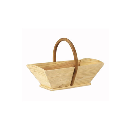 Panier de vendangeur - bois - 34x20x22cm