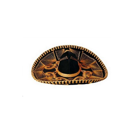 Sombrero Mariachis feutrine differents coloris - taille adulte - Haut. 22cm