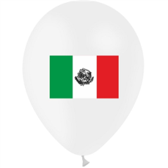 Ballon drapeau Mexique x10 - Diam. 29cm