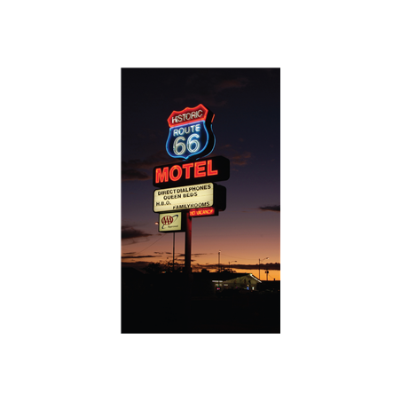 Kakemono USA Route 66 - 180 x 80 cm - M1 avec structure X- Banner