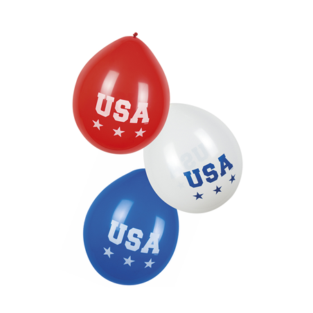 Ballon USA x6 - Diam. 25cm