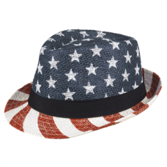 Chapeau USA polyester / Taille adulte