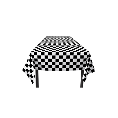 Nappe PE à damier (130 x 180 cm)