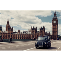 Visuel imprimé Angleterre Londres Big Ben- 40 x 30 cm sur support bristol 350 gr