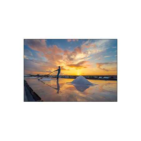 Visuel imprimé Terroir Marais salant - 40 x 30cm sur support bristol 350 gr