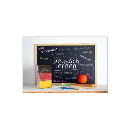 Visuel imprimé Ardoise Allemand - 40 x 30 cm sur bristol 350 gr