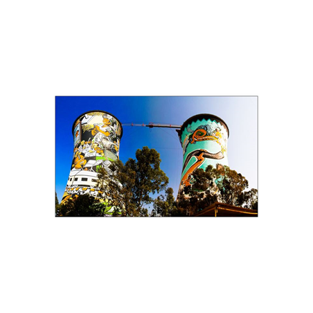 Visuel imprimé Afrique du Sud Graffiti - 40 x 30 cm sur bristol 350 gr