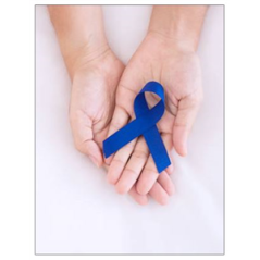 Visuel imprimé Mars Bleu Main - 40 x 30 cm sur support bristol 350 gr