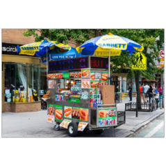 Visuel imprimé New York Foodruck- 40 x 30cm sur support bristol 350 gr