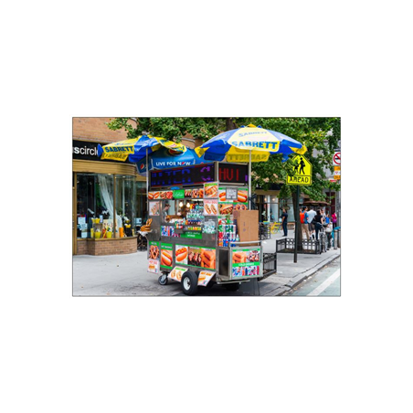 Visuel imprimé New York Foodruck- 40 x 30cm sur support bristol 350 gr