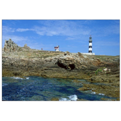 Visuel imprimé Bretagne Bord de Mer 40 x 30cm sur support bristol 350 gr