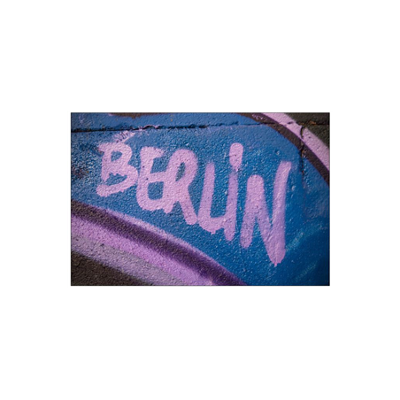 Visuel imprimé Allemagne Berlin tag - 40 x 30 cm sur support bristol 350 gr