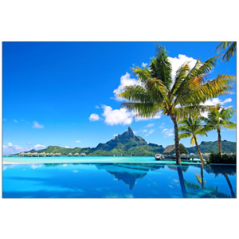 Visuel imprimé Polynésie - 40 x 30 cm sur support bristol 350 gr