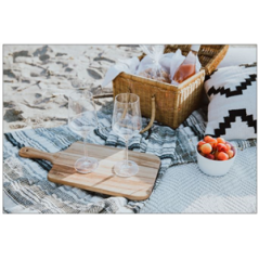 Visuel imprimé Plage Pique-Nique 2 - 40 x 30 cm sur support bristol 350 gr