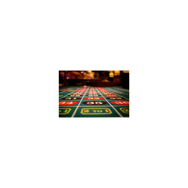 Visuel imprimé Casino Tapis de jeu - 40 x 30 cm sur bristol 350 gr