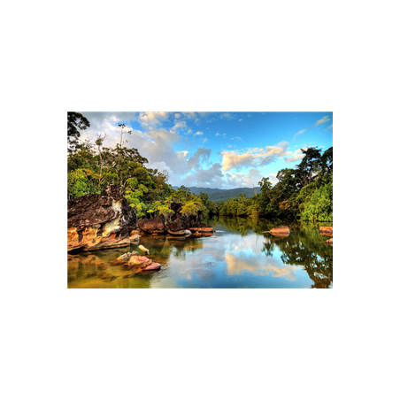 Visuel imprimé Madagascar Rivière Masoala - 40 x 30cm sur support bristol 350 gr