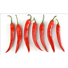 Visuel panoramique Piments rouges - 57 x 30 cm sur bristol