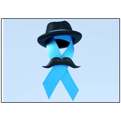 Visuel imprimé Movember Moustache - 20 x 30 cm sur support bristol 350 gr