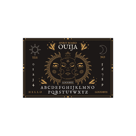 Visuel imprimé Ouija - 40 x 30 cm sur support bristol 350 gr