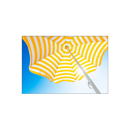 Visuel imprimé Jaune Parasol - 40 x 30cm sur support bristol 350 gr