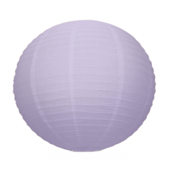 Lanterne japonaise en papier lavande - Diam. 35cm