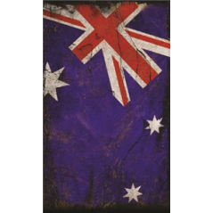 Kakemono Australie Drapeau - 180 x 80 cm - Toile M1 avec structure X- Banner