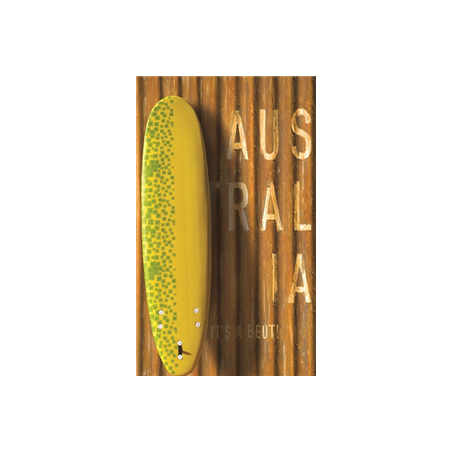 Kakemono Australie Surf - 180 x 80 cm - Toile M1 avec structure X- Banner