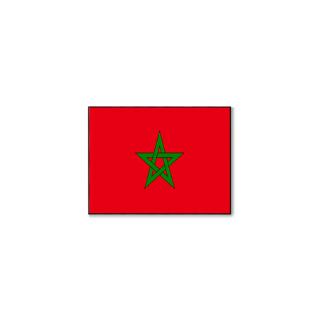 Drapeau Maroc - tissu - 60 x 90cm