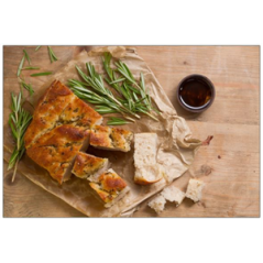 Visuel imprimé Italie Focaccia 40 x 30cm sur support bristol 350 gr