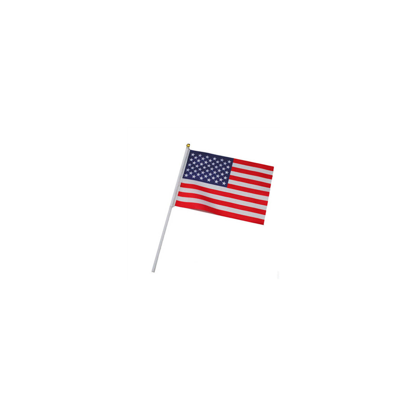 Drapeaux USA de table + ventouse x 10 - hampe 30 cm drapeau 15 x 22 cm