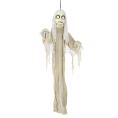 Poupée maléfique suspendue - Haut. 100cm