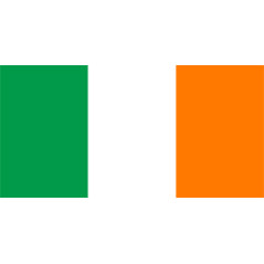 Drapeau Irlande - tissu - 60 x 90cm