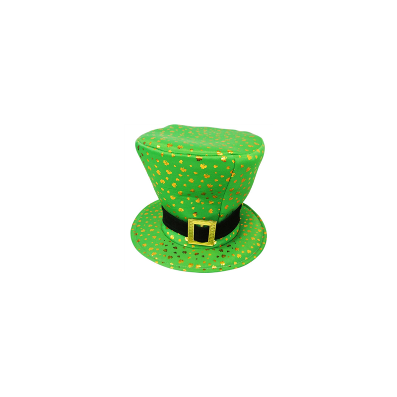 Chapeau de la Saint Patrick - Mousse polyester - haut 28 cm diam 36 cm