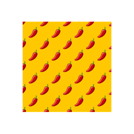 Tissu Piment coton - Larg. 140cm (vendu au mètre)