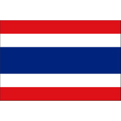 Drapeau Thaïlande - tissu - 90 x 150cm
