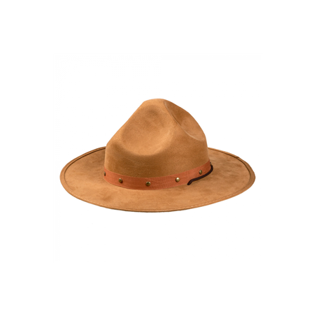 Chapeau Ranger polyester - taille adulte - Haut. 15cm Diam. 35cm