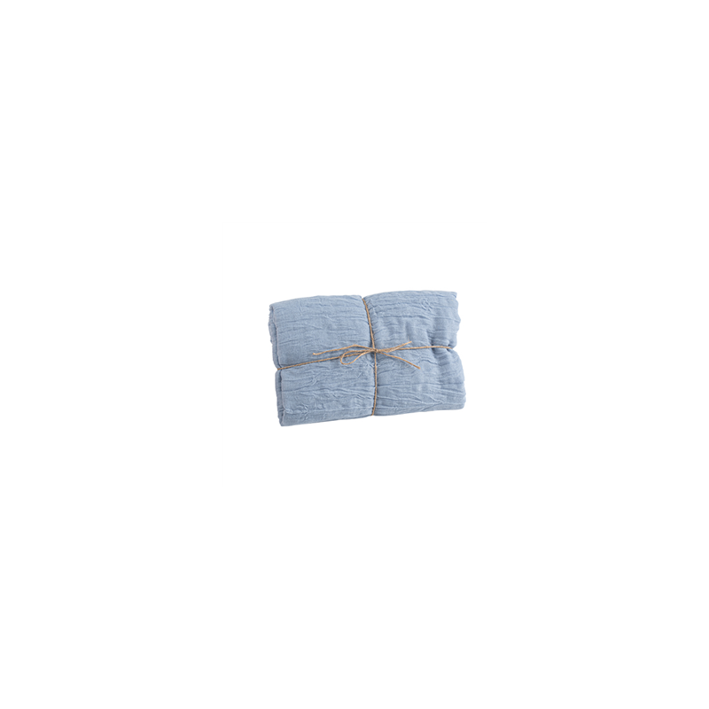 Chemin de table Cheesecloth bleu ciel 90cm x 3m